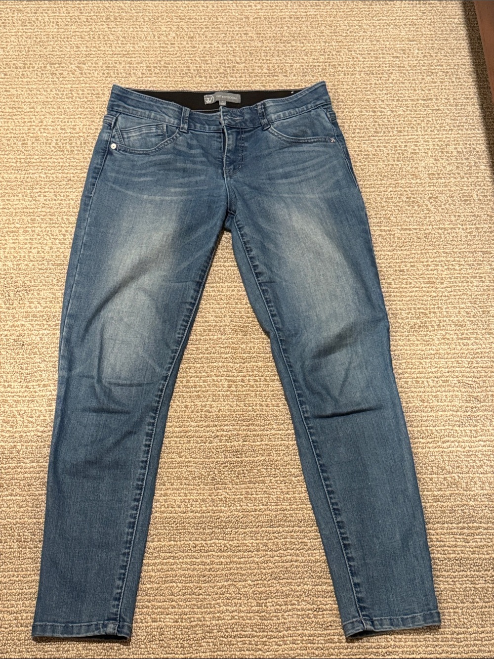 Wit & Wisdom Faded Blue Skinny Jeans